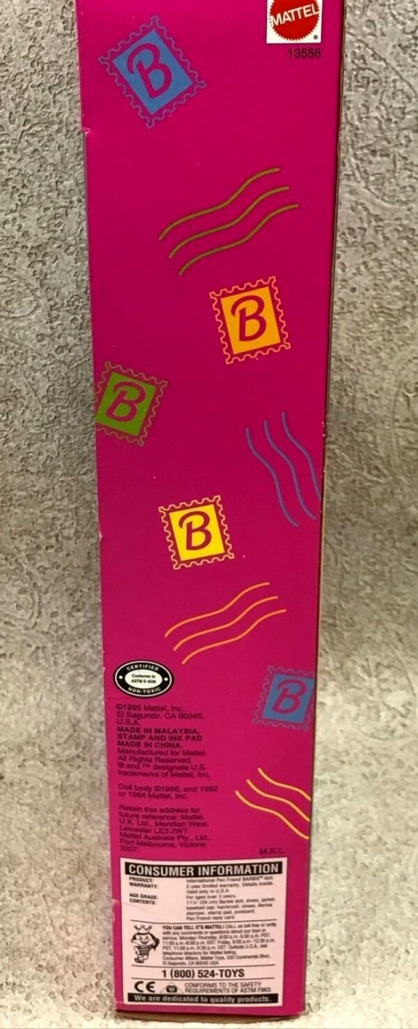 International Pen Friend Barbie-01dd International Pen Friend Barbie “Blonde” (Mattel-“Toys R Us Exclusive” Special Edition) “Rare-Vintage” (1995)