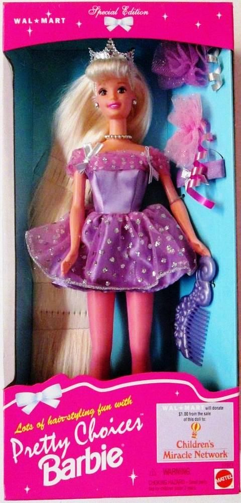 Pretty Choices Barbie (Walmart "Blonde" Exclusive Special Edition Barbie Series) "Rare-Vintage" (1996)