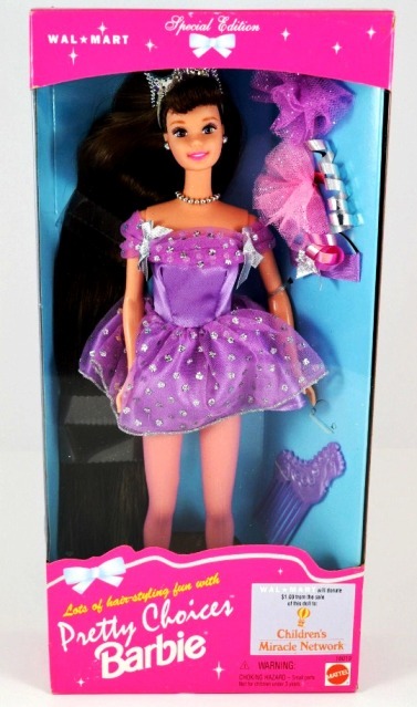 Pretty Choices Barbie (Walmart "Brunette" Exclusive Special Edition Barbie Series) "Rare-Vintage" (1996)