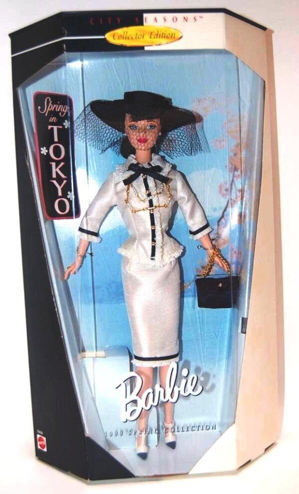 Spring In Tokyo Barbie “4th In A Series” (City Seasons (The Spring Collection “Collector Series”) “Rare-Vintage” (1999)