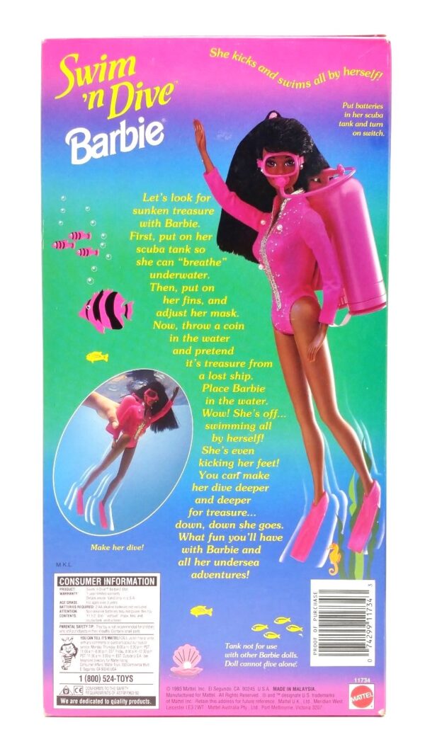 Swim n Dive Barbie (African American)-d