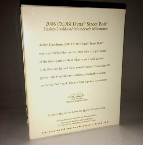 2006 FXDBI Dyna Street Bob (Hallmark ornament)-E 2006 FXDBI Dyna Street Bob (Hallmark ornament)-E