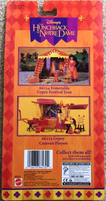 Dance Fantasy Fashion! (Disney The HunchBack of Notre Dame “Collection Fashion Pk”) Series-1 “Rare-Vintage” (1995)