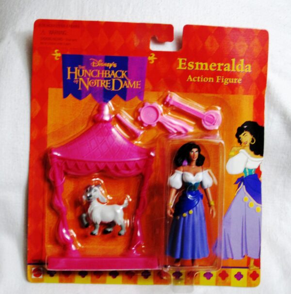 Esmeralda -With Pet Goat (Disney The HunchBack of Notre Dame “Collection 2Pk Action Figures”) Series-1 “Rare-Vintage” (1995)