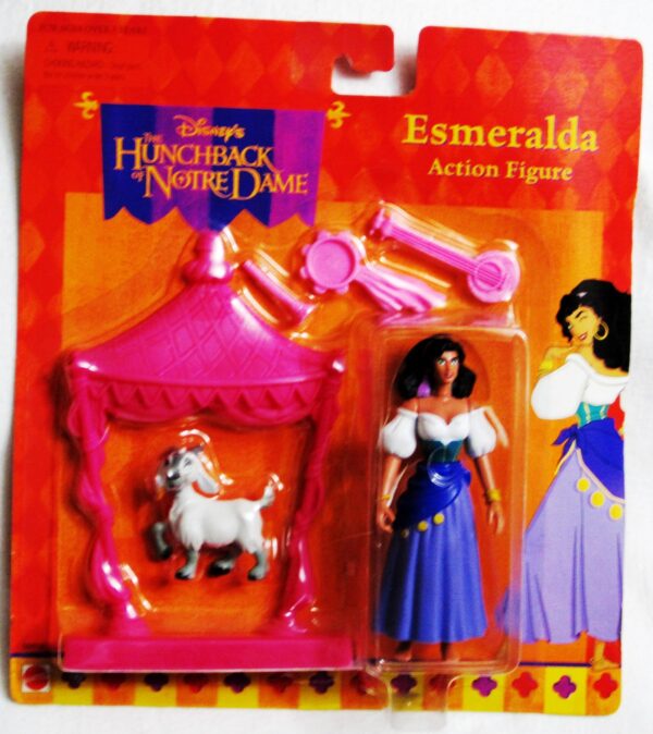 Esmeralda -With Pet Goat (Disney The HunchBack of Notre Dame “Collection 2Pk Action Figures”) Series-1 “Rare-Vintage” (1995)