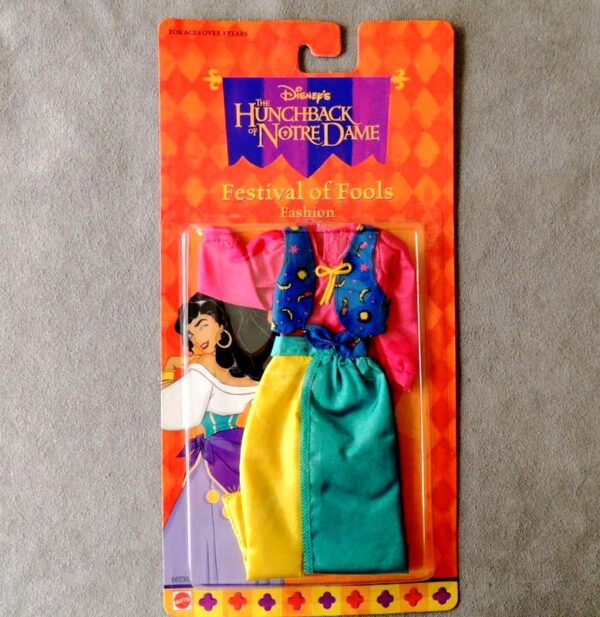 Festival of Fools Fashion! (Disney The HunchBack of Notre Dame “Collection Fashion Pk”) Series-1 “Rare-Vintage” (1995)