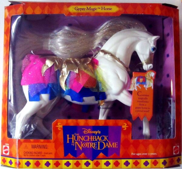 Gypsy Magic Horse "12-Inch Gallant Look" (Disney The HunchBack of Notre Dame “12-Inch Action Figure”) Series-1 “Rare-Vintage” (1995)