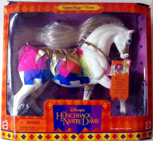 Gypsy Magic Horse "12-Inch Gallant Look" (Disney The HunchBack of Notre Dame “12-Inch Action Figure”) Series-1 “Rare-Vintage” (1995)