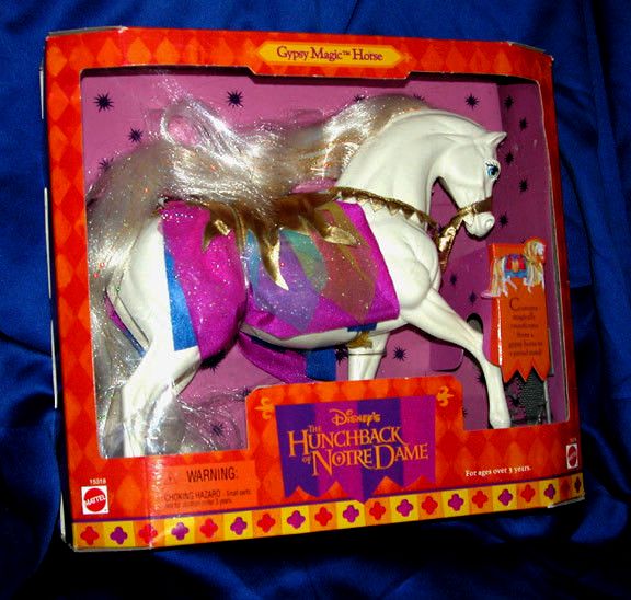 Gypsy Magic Horse "12-Inch Gallant Look" (Disney The HunchBack of Notre Dame “12-Inch Action Figure”) Series-1 “Rare-Vintage” (1995)