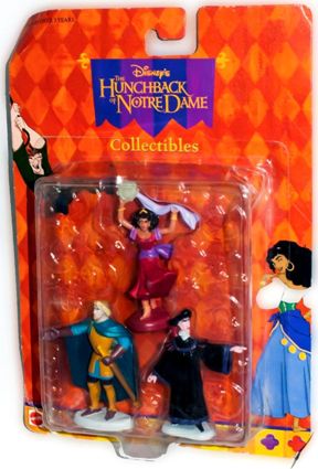 Esmeralda, Phoebus & Frollo! (Disney The HunchBack of Notre Dame "Collection 3Pk") Series-1 “Rare-Vintage” (1995)
