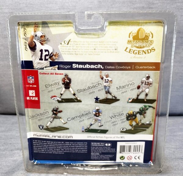2007 McFarlane NFL Legends Roger Staubach (Variant Helmet) (3)