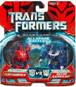 AllSpark Battles - CLIFFJUMPER vs RECON BARRICADE