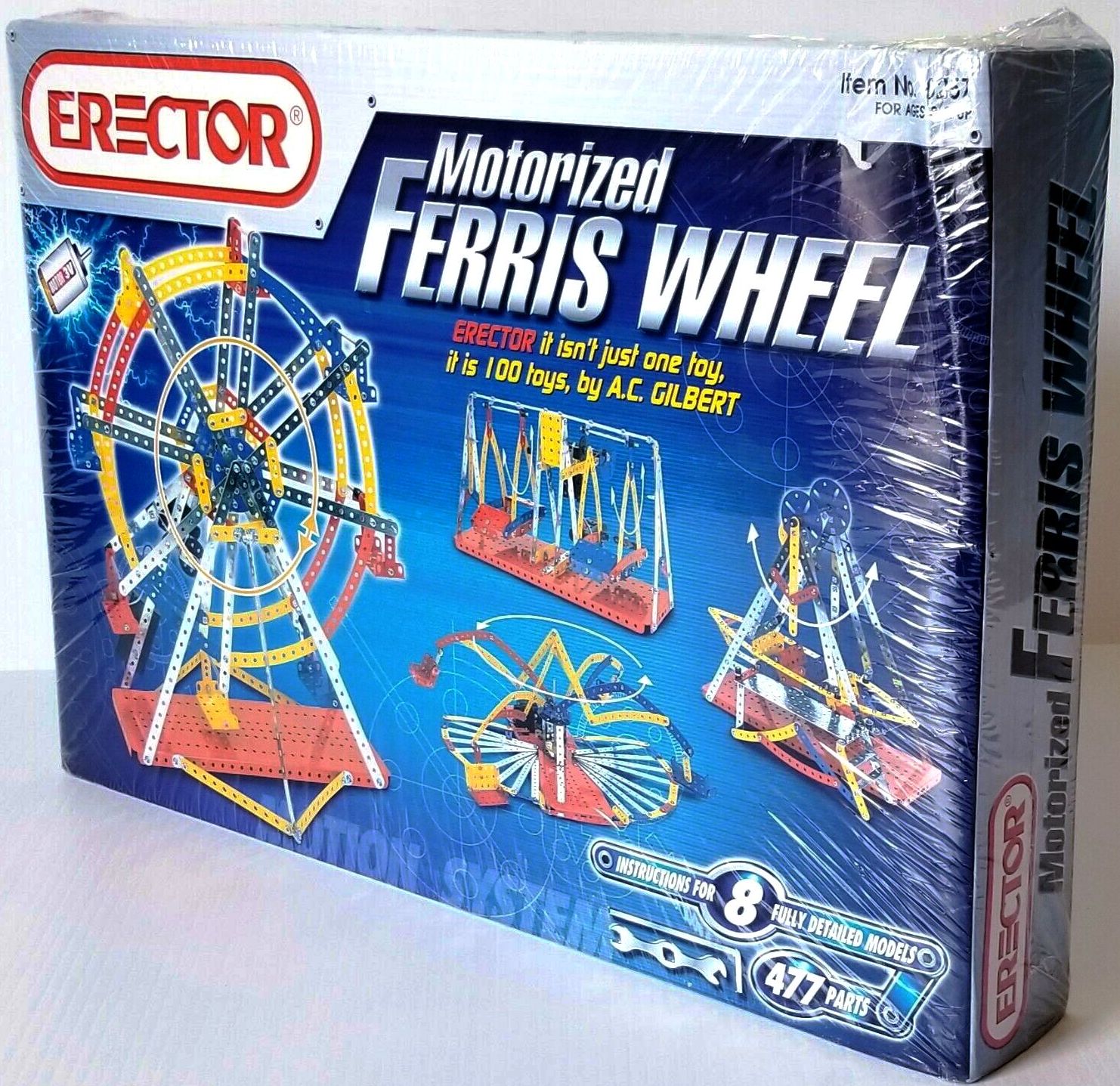 Erector Motorized Ferris Wheel Set 477 Pieces
