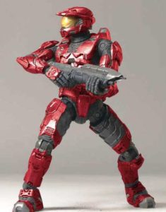2007 Halo 3 Spartan Soldier (Mark VI-Regular) Red Armor-2