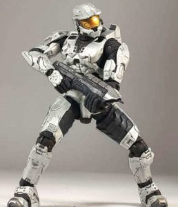 2007 Halo 3 Spartan Soldier Mark VI "Exclusive White Armor" S-1 (2)