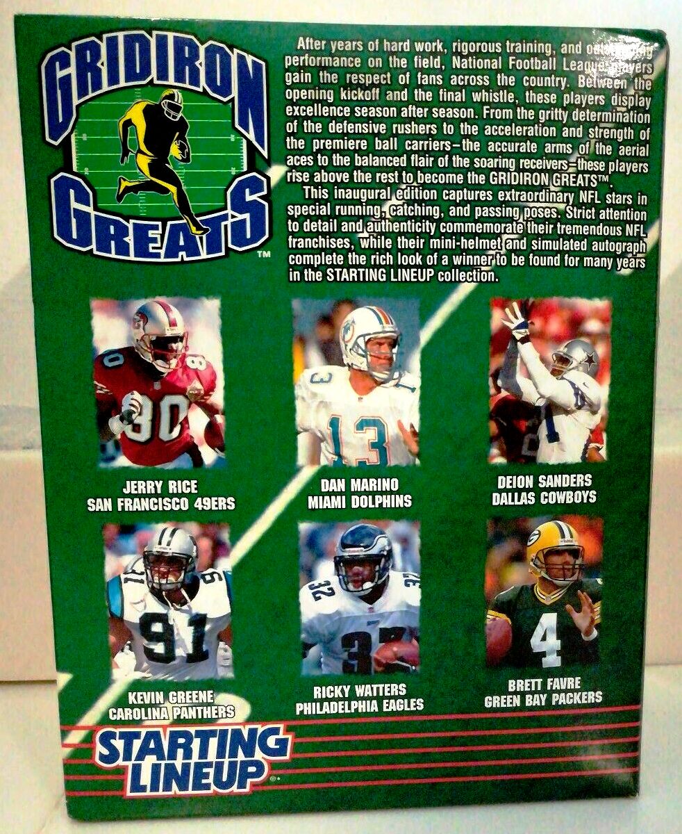 Vintage 1997 Brett Favre “Gridiron Greats w/Collector Stand” (Green Bay