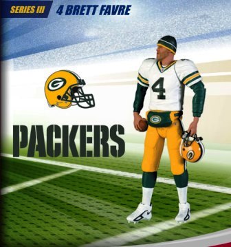Brett Favre “#4”! (NFL Replays "Snowbase Edition" Green Bay Packers  Series-3) “Rare-Vintage” (2006)