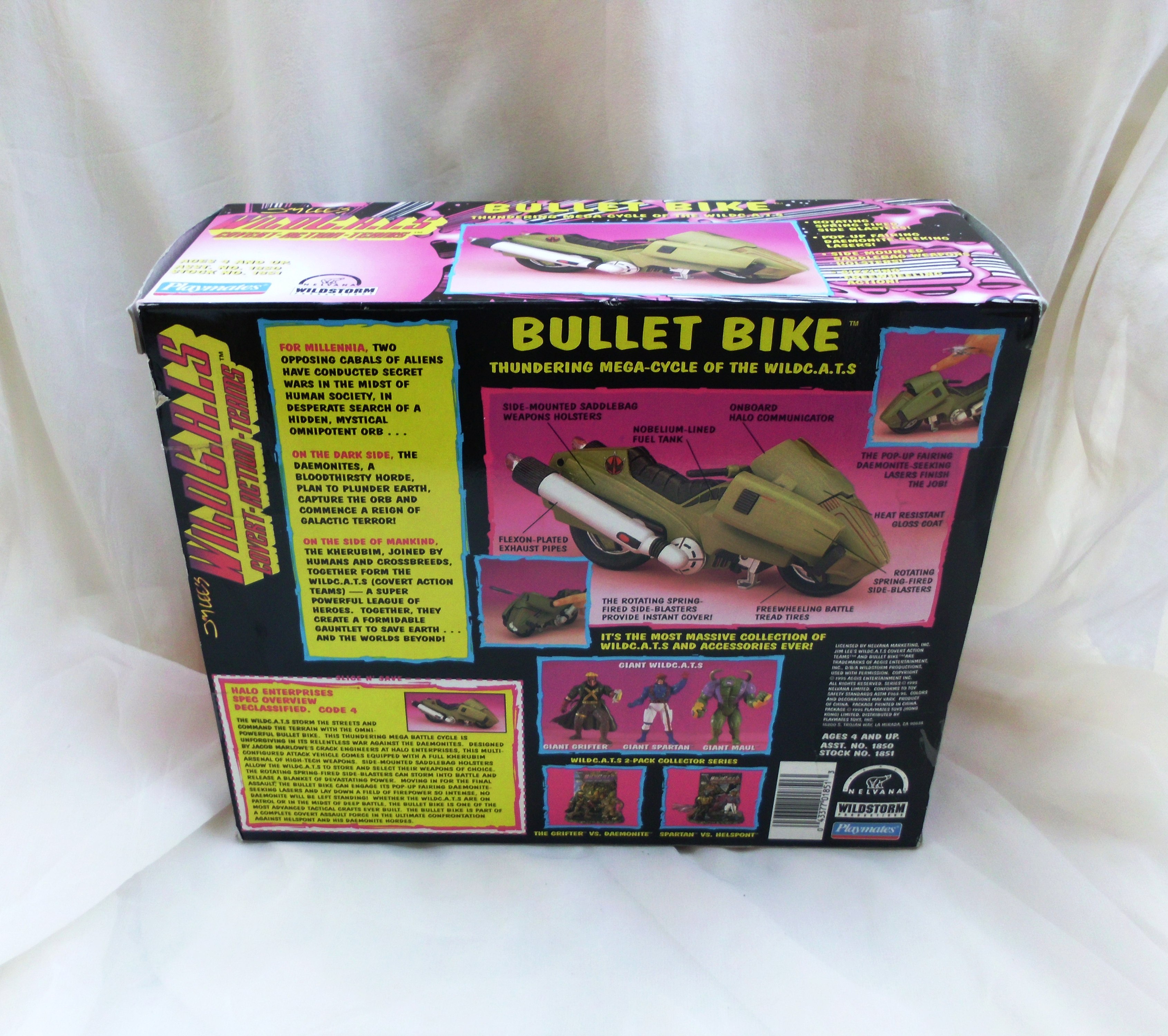 Wildcats Bullet Bike Jim Lee Mega-Cycle Collector's Ed New 1995 Sealed Amricons 
