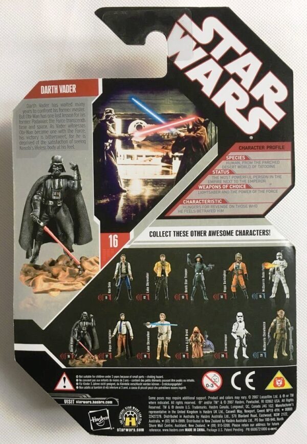 Darth Vader (A New Hope) Card #16-1a