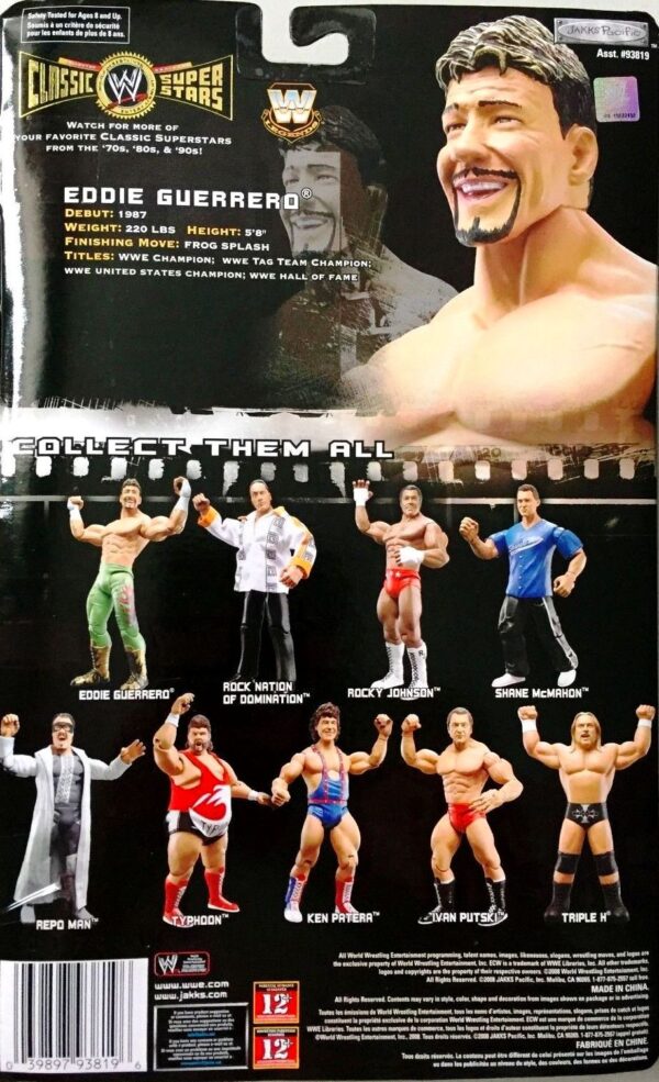 Eddie Guerrero -"Frog Splash!" (Classic Super Stars Series!) Series-17 “Rare-Vintage” (2008) 