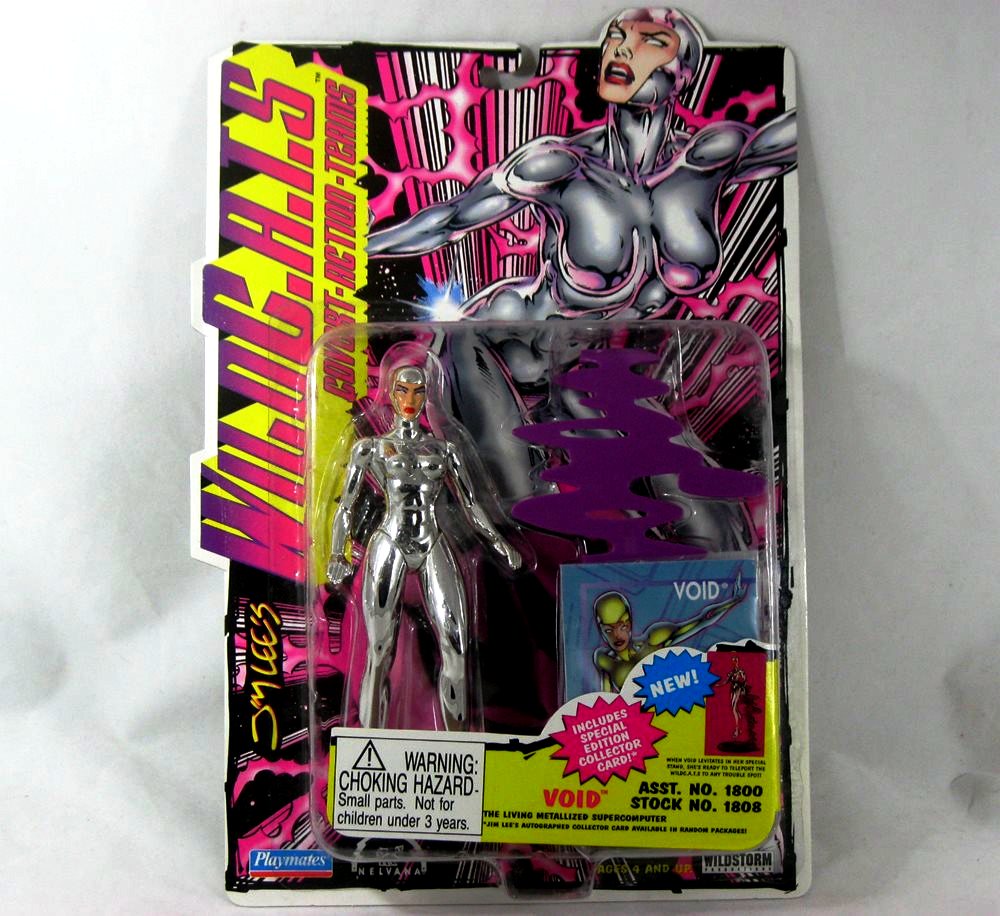 Void (Jim Lee's "WildC.A.T.S.") Action Figure “Rare-Vintage” (1994) 