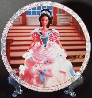 1850s Southern Belle Barbie Plate