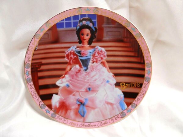 1850s Southern Belle Barbie Plate-a