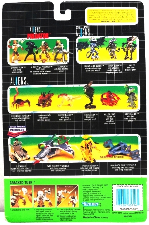 1994 Kenner-Predator (“Cracked Tusk”)-0C