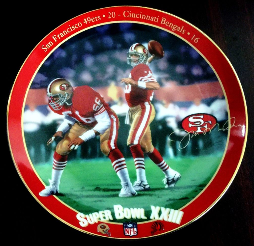 Joe Montana King of Comebacks Collector Plate-0