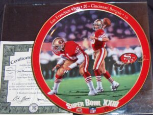 Joe Montana - King of Comebacks Collector Plate-1