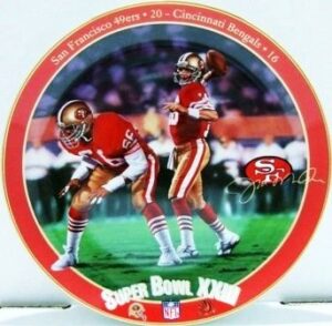 Joe Montana - King of Comebacks Collector Plate