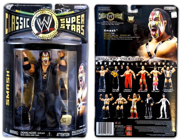 Smash -“Decapitation Elbow Drop” (Classic Super Stars Series!) Series-14 “Rare-Vintage” (2008) 