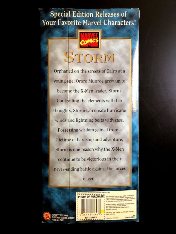 Storm 12 inch Special Edition-1b Storm “12 inch Special Edition”! (Marvel Collector Editions-Marvel’s SuperHeroes) “Rare-Vintage” (1997)