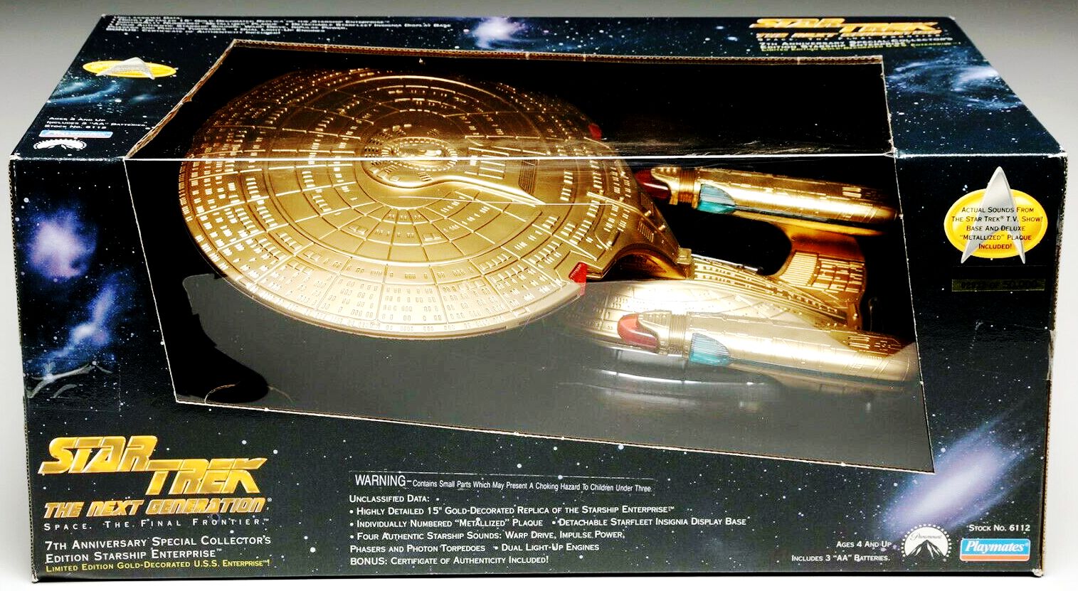 Enterprise NCC-1701 Gold Model Star Trek Starships Collection Special nº 23 U.S.S 