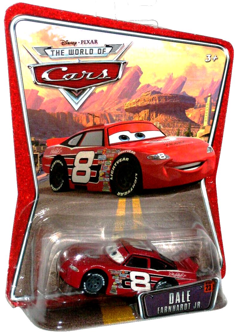 NEW Disney Pixar Cars Dale Earnhardt Jr # 8 Diecast Metal 1:55 Scale World of 