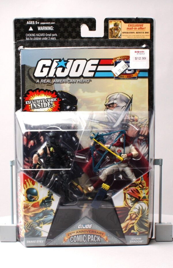 Battle Torn Snake Eyes vs Storm Shadow Cloak #2 “Exclusive 2-Pack (2) Battle Torn Snake Eyes vs Storm Shadow Cloak #2 “Exclusive 2-Pack (2)