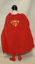 DC 15 inch SUPERMAN with Stand (1988) back DC 15 inch SUPERMAN with Stand (1988) back
