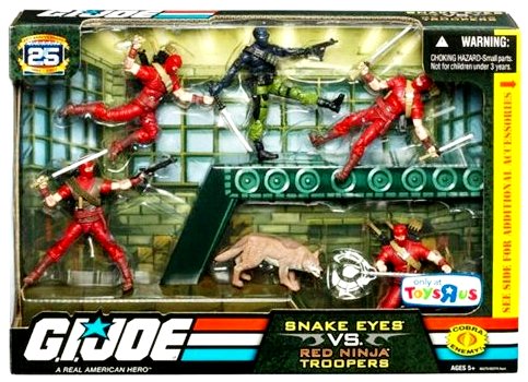 Snake Eyes vs Red Ninjas Troopers (TRU-Exclusive)