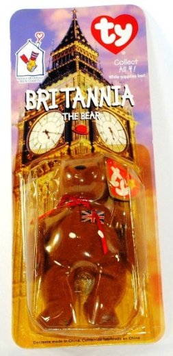 1999 Ty McDonalds Beanie Babies Britannia the Bear-00