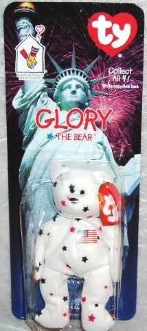 Details about   Ty Beanie Babies McDonalds Glory The Bear Retired Item New in Package from 1999 