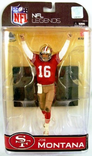 2008 McFarlane NFL Legends Joe Montana (Dirty Uniform) Series-4
