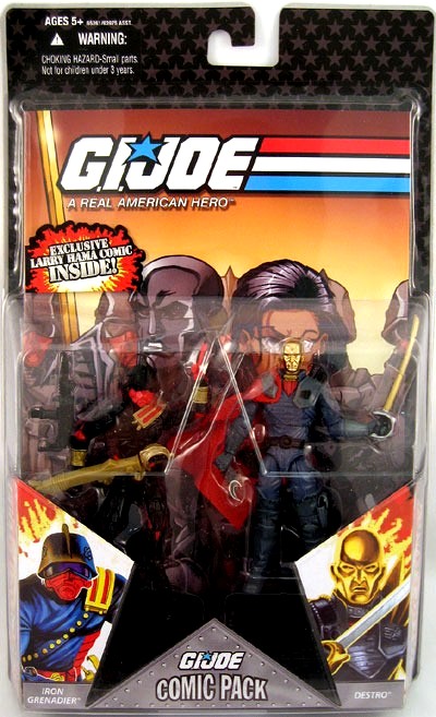 Destro Gold Mask vs Iron Grenadier Exclusive 2-Pack