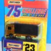 (23) Volvo Container Truc - Copy Volvo Container Truck “Card #23- Metallic Gold -1 of 10,000 Ltd. Ed.” (Matchbox 75 Gold Challenge Ltd. Ed. Series) “Rare-Vintage” (1997)
