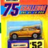 (52) Ford Escort Cosworth-1 Escort Cosworth “Card #52- Metallic Gold -1 of 10,000 Ltd. Ed.” (Matchbox 75 Gold Challenge Ltd. Ed. Series) “Rare-Vintage” (1997)