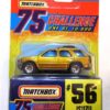 (56) Isuzu Rodeo-1 Isuzu Rodeo “Card #56- Metallic Gold -1 of 10,000 Ltd. Ed.” (Matchbox 75 Gold Challenge Ltd. Ed. Series) “Rare-Vintage” (1997)