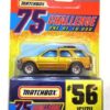 (56) Isuzu Rodeo Isuzu Rodeo “Card #56- Metallic Gold -1 of 10,000 Ltd. Ed.” (Matchbox 75 Gold Challenge Ltd. Ed. Series) “Rare-Vintage” (1997)