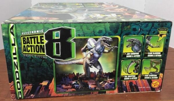 Godzilla Battle Action Electronic Godzilla toybiz-side-a Godzilla Battle Action Electronic Godzilla toybiz-side-a