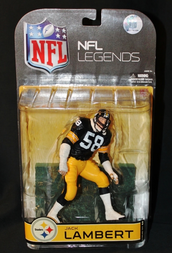 2008 McFarlane NFL Legends Jack Lambert (Black- Face Guard) (2) 2008 McFarlane NFL Legends Jack Lambert (Black- Face Guard) (2)