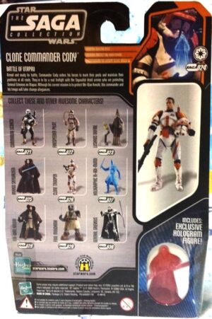 Clone Commander Cody “Blue or Red Hologram- saga-#024)” (Star Wars ...
