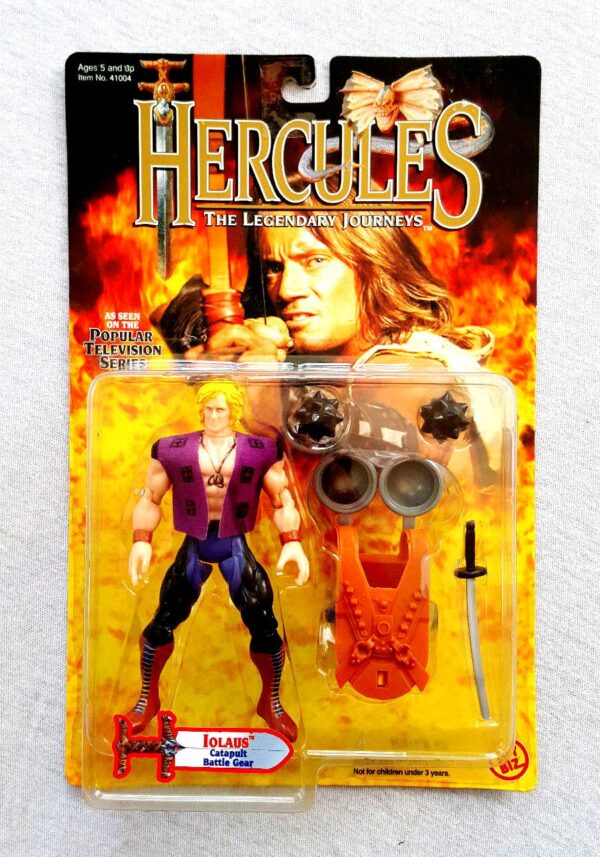 IOLAUS-0 Start Here****IOLAUS -"Catapult Battle Gear Figure" (Hercules-TV Series Hercules) "Rare-Vintage" Series-1 (1996)